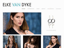 Tablet Screenshot of elkevandyke.com